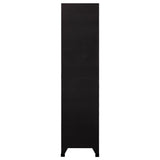 Locker Cabinet Black 90x45x180 cm Steel