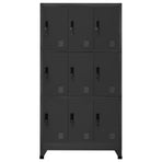 Locker Cabinet Anthracite 90x45x180 cm Steel