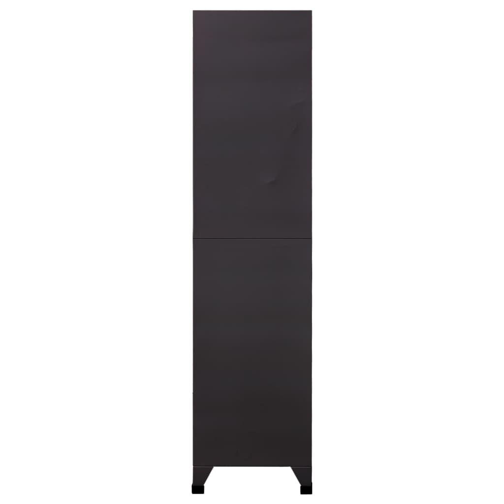 Locker Cabinet Anthracite 90x40x180 cm Steel