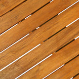 5 Piece Garden Dining Set Solid Wood Acacia - Extra Image