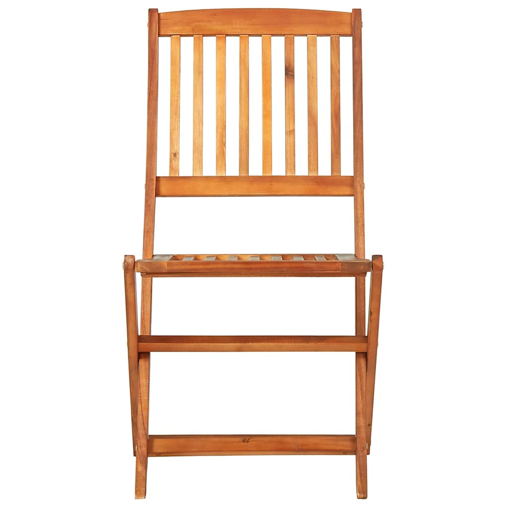 5 Piece Garden Dining Set Solid Wood Acacia
