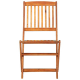 5 Piece Garden Dining Set Solid Wood Acacia - Extra Image