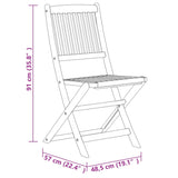 7 Piece Garden Dining Set Solid Wood Acacia - Low Angle