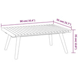 5 Piece Garden Lounge Set with Cushions Solid Wood Acacia - Low Angle