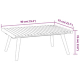 12 Piece Garden Lounge Set with Cushions Solid Wood Acacia - Low Angle