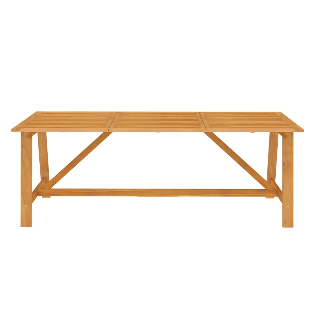 7 Piece Garden Dining Set Solid Wood Acacia