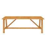 7 Piece Garden Dining Set Solid Wood Acacia