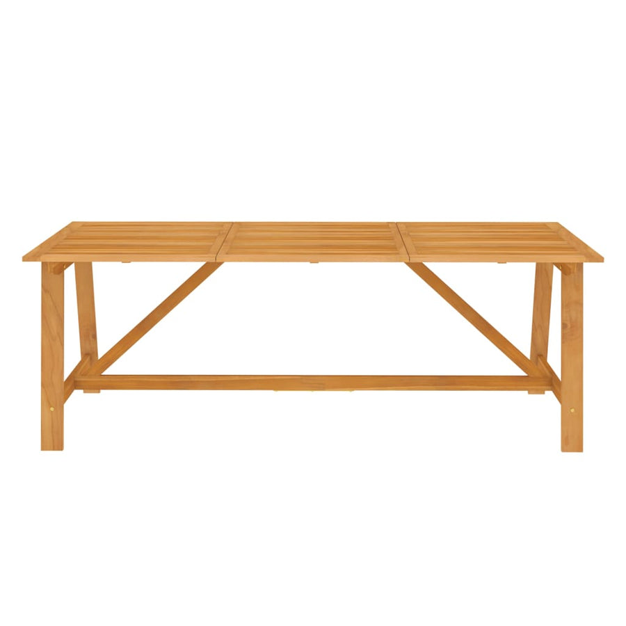 7 Piece Garden Dining Set Solid Wood Acacia