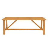 9 Piece Garden Dining Set Solid Wood Acacia