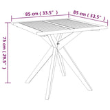 3 Piece Garden Dining Set Solid Wood Acacia - Extra Image