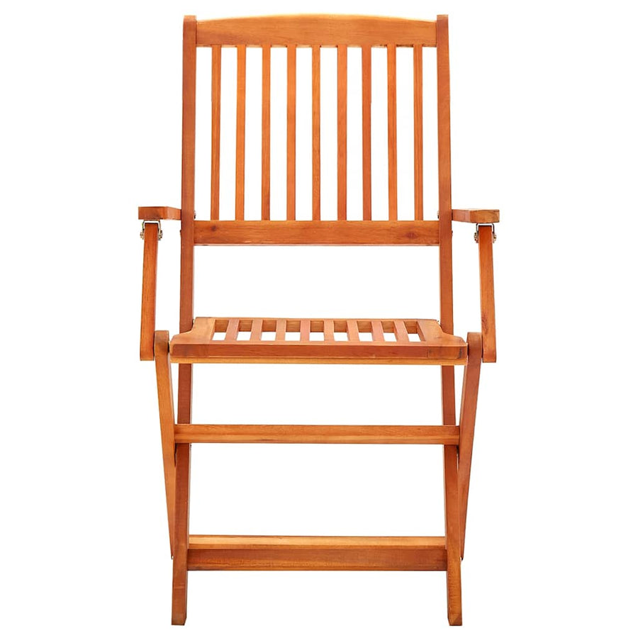 Folding Chairs 6 pcs Solid Eucalyptus Wood