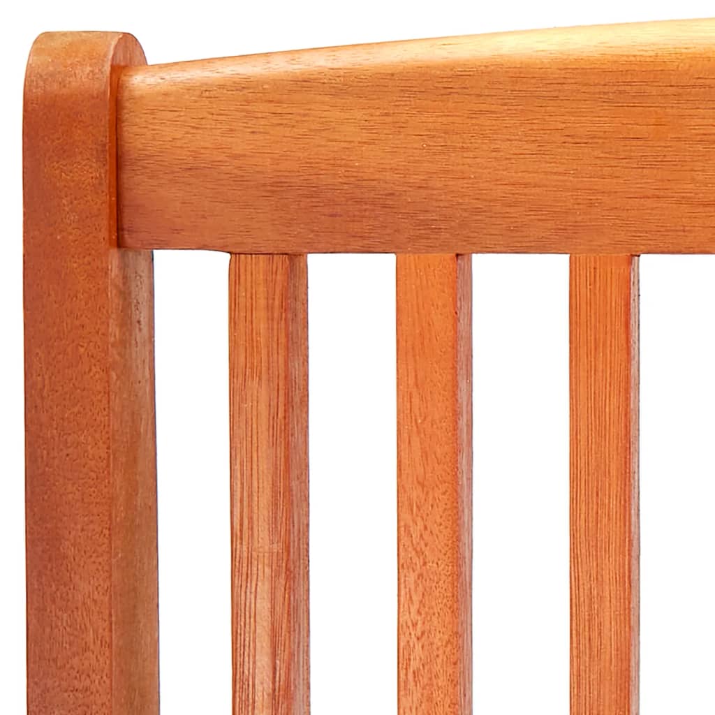 Folding Chairs 8 pcs Solid Eucalyptus Wood