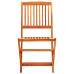 Folding Chairs 6 pcs Solid Eucalyptus Wood