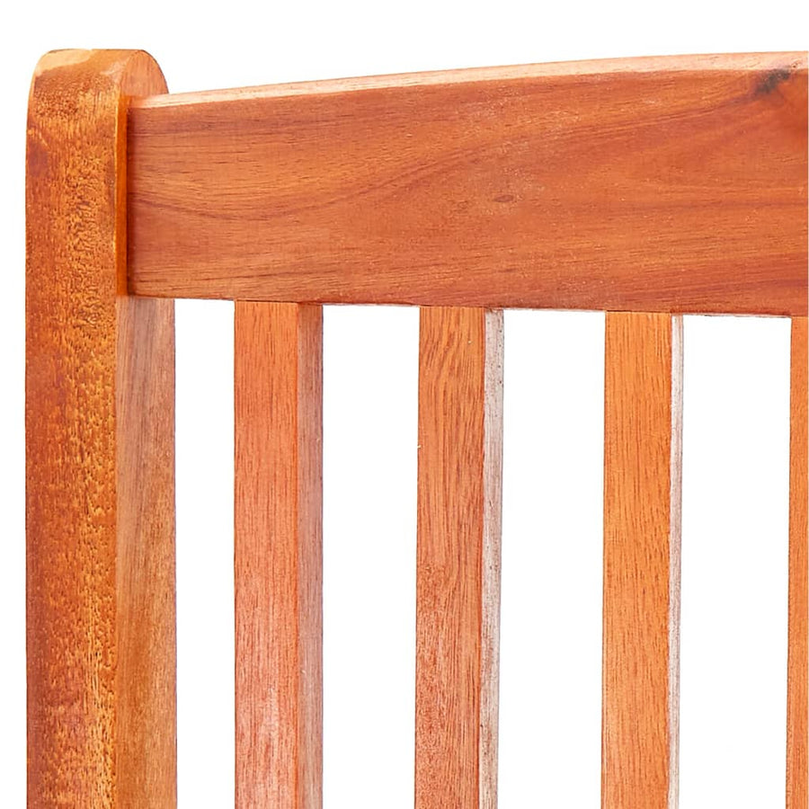 Folding Chairs 8 pcs Solid Eucalyptus Wood
