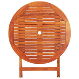 5 Piece Folding Outdoor Dining Set Solid Eucalyptus Wood - Extra Image