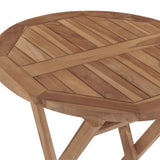 3 Piece Garden Dining Set Solid Wood Teak