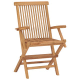 3 Piece Garden Dining Set Solid Wood Teak