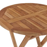 3 Piece Garden Dining Set Solid Wood Teak - Low Angle