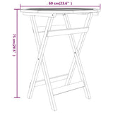 3 Piece Garden Dining Set Solid Wood Teak - Extra Image