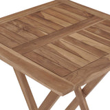 3 Piece Garden Dining Set Solid Wood Teak - Close-Up Angle