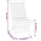 3 Piece Garden Dining Set Solid Wood Teak - Low Angle