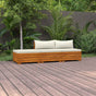 3 Piece Garden Lounge Set with Cushions Solid Wood Acacia