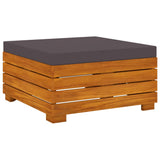 10 Piece Garden Lounge Set with Cushions Solid Wood Acacia