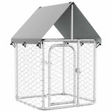 Outdoor Dog Kennel with Roof 100x100x150 cm