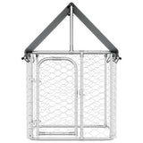 Outdoor Dog Kennel with Roof 100x100x150 cm