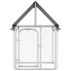 Outdoor Dog Kennel with Roof 100x100x150 cm
