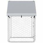 Outdoor Dog Kennel with Roof 100x100x150 cm