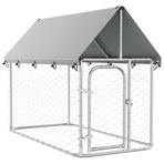 Outdoor Dog Kennel with Roof 200x100x150 cm