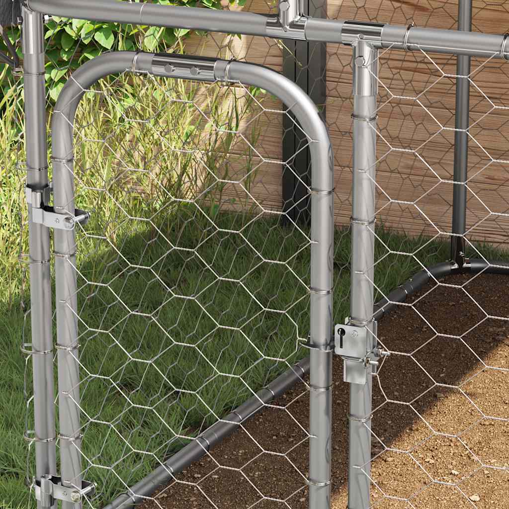 Outdoor Dog Kennel with Roof 200x100x150 cm