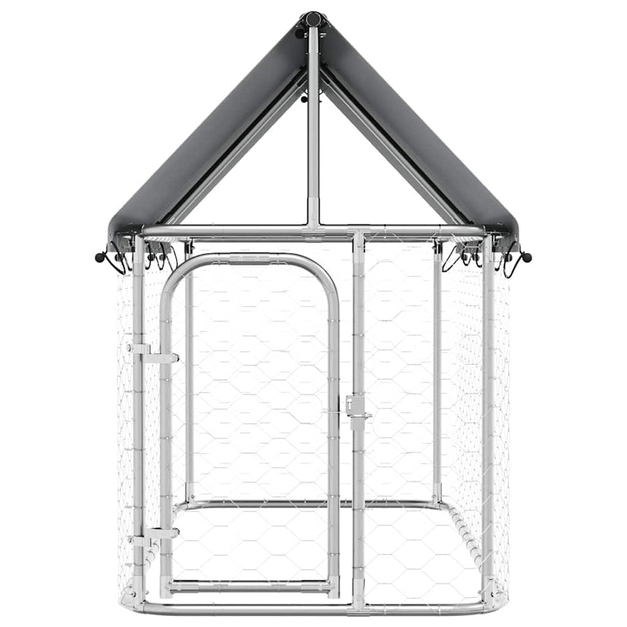 Outdoor Dog Kennel with Roof 200x100x150 cm
