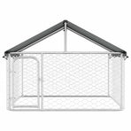 Outdoor Dog Kennel with Roof 200x200x150 cm