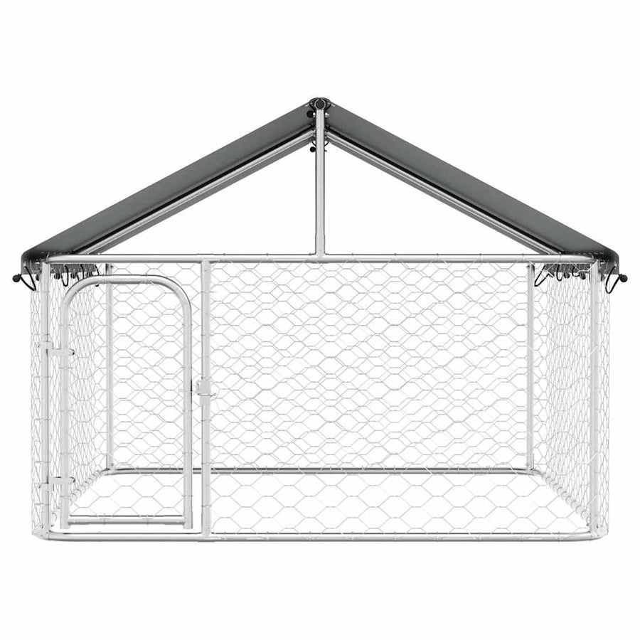 Outdoor Dog Kennel with Roof 200x200x150 cm