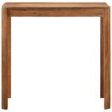 Bar Table Solid Wood Acacia with Honey Finish 110x55x106 cm - Front View