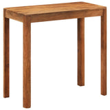 Bar Table Solid Wood Acacia with Honey Finish 110x55x106 cm - Extra Image