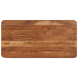 Bar Table Solid Wood Acacia with Honey Finish 110x55x106 cm - Top-Down View