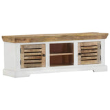 TV Cabinet 110x30x40 cm Solid Wood Mango