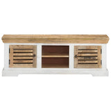 TV Cabinet 110x30x40 cm Solid Wood Mango