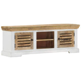 TV Cabinet 110x30x40 cm Solid Wood Mango