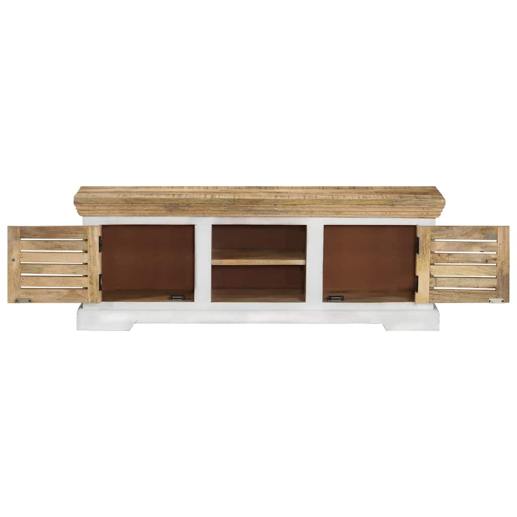 TV Cabinet 110x30x40 cm Solid Wood Mango