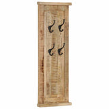 Coat Racks 2 pcs Solid Wood Mango 38x100 cm