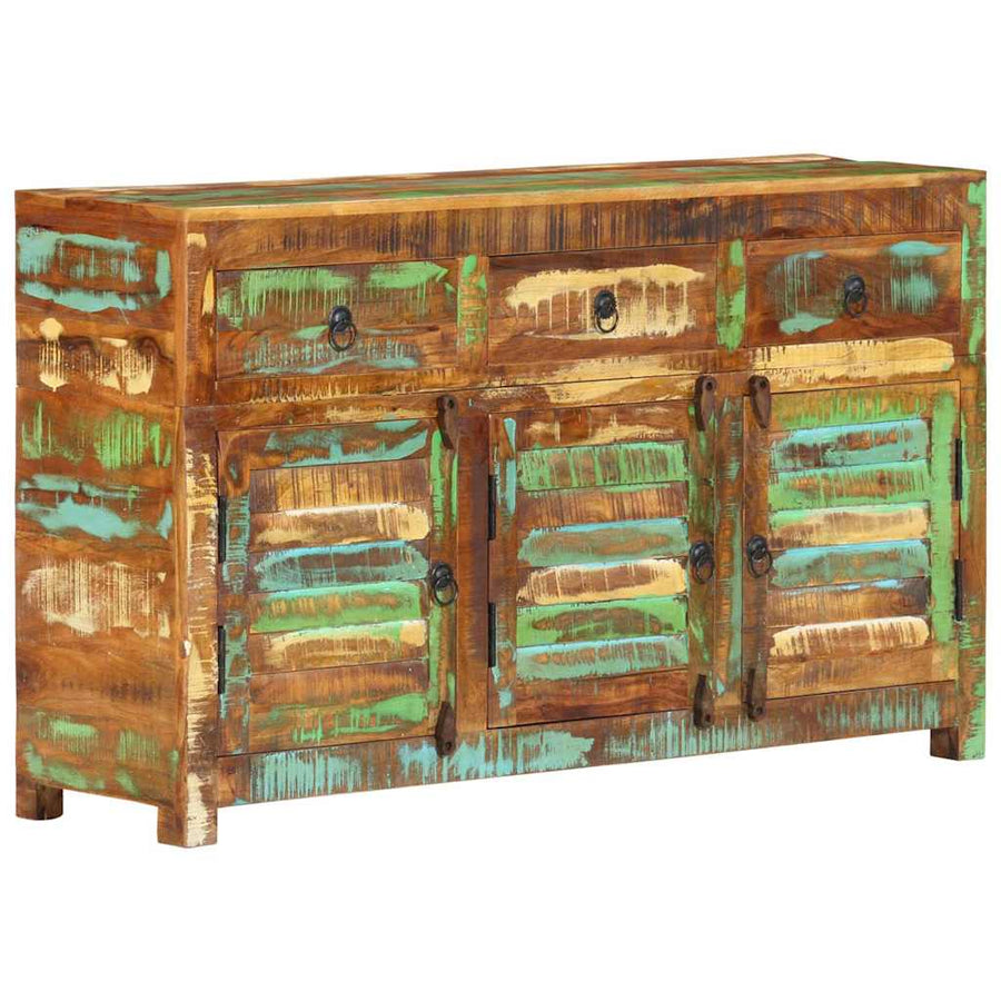 Sideboard 110x30x65 cm Solid Wood Reclaimed