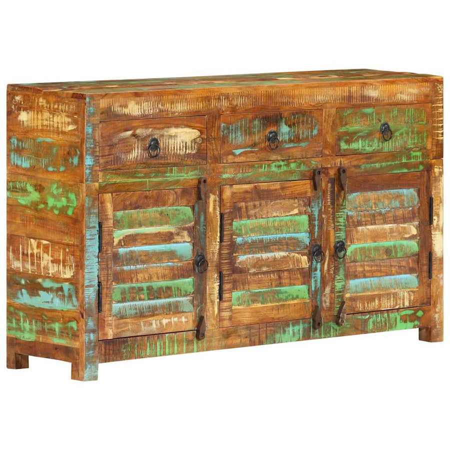 Sideboard 110x30x65 cm Solid Wood Reclaimed