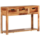 Console Table 110x35x75 cm Solid Wood Acacia - 45-Degree Angle