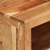 TV Cabinet 88x35x40 cm Solid Wood Acacia - 45-Degree Angle