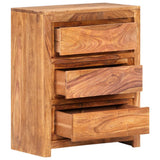 Drawer Cabinet 60x33x75 cm Solid Wood Acacia - Side View