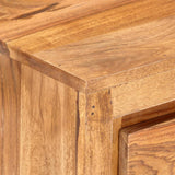 Drawer Cabinet 60x33x75 cm Solid Wood Acacia - 45-Degree Angle